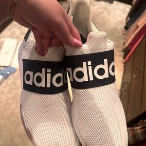 Adidas White Slip-On Sneakers mens 10.5